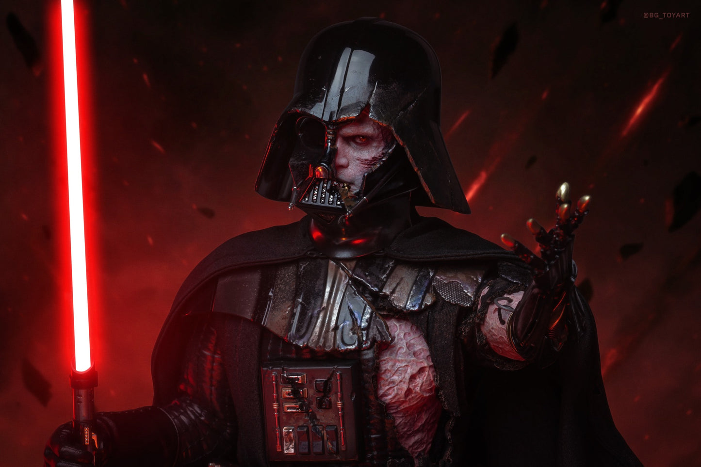 READY🔥DX45 DX45B STAR WARS DARTH VADER (BATTLE DAMAGED) (DELUXE VERSION) Special Edition 1/6TH SCALE COLLECTIBLE FIGURE