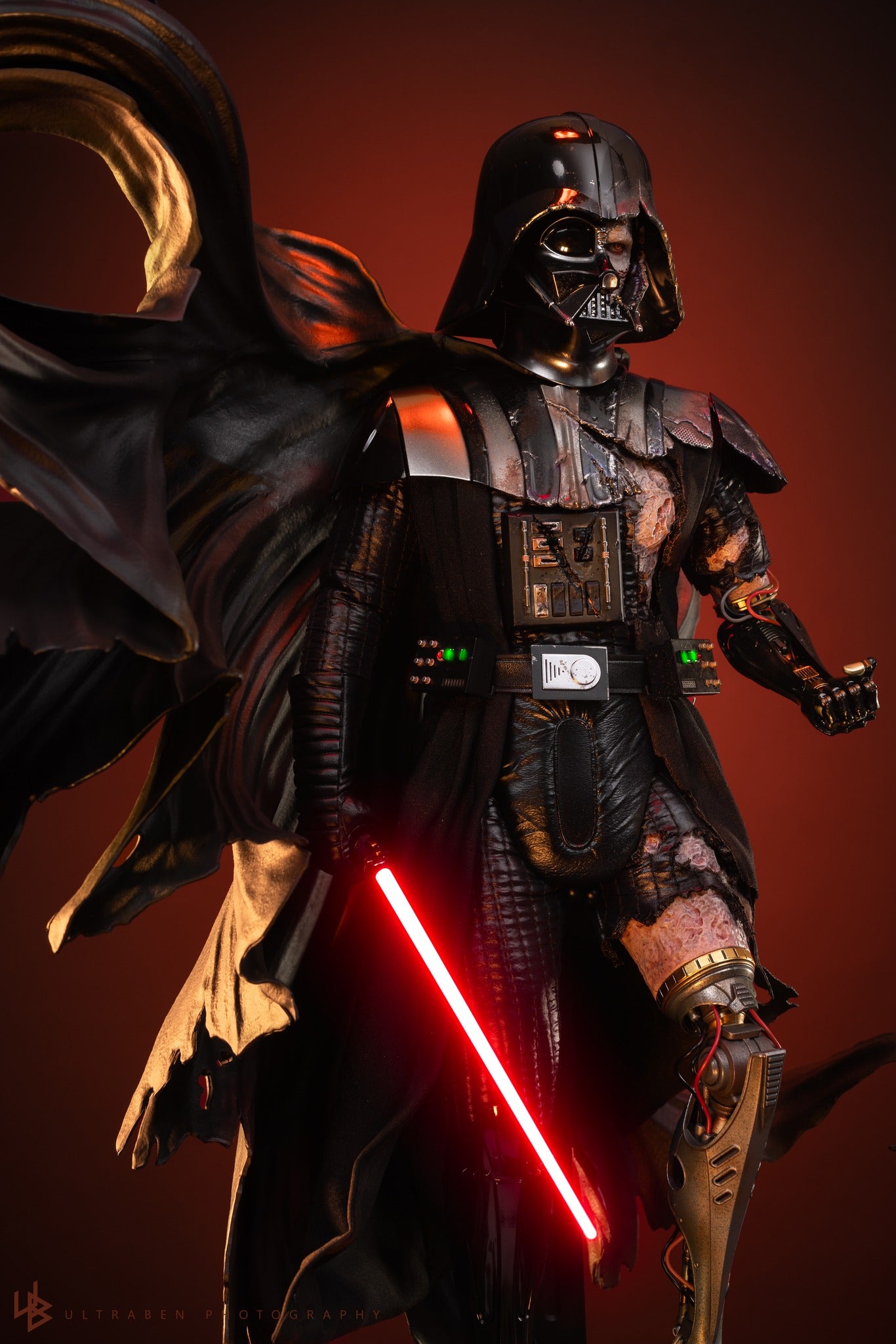 READY🔥DX45 DX45B STAR WARS DARTH VADER (BATTLE DAMAGED) (DELUXE VERSION) Special Edition 1/6TH SCALE COLLECTIBLE FIGURE