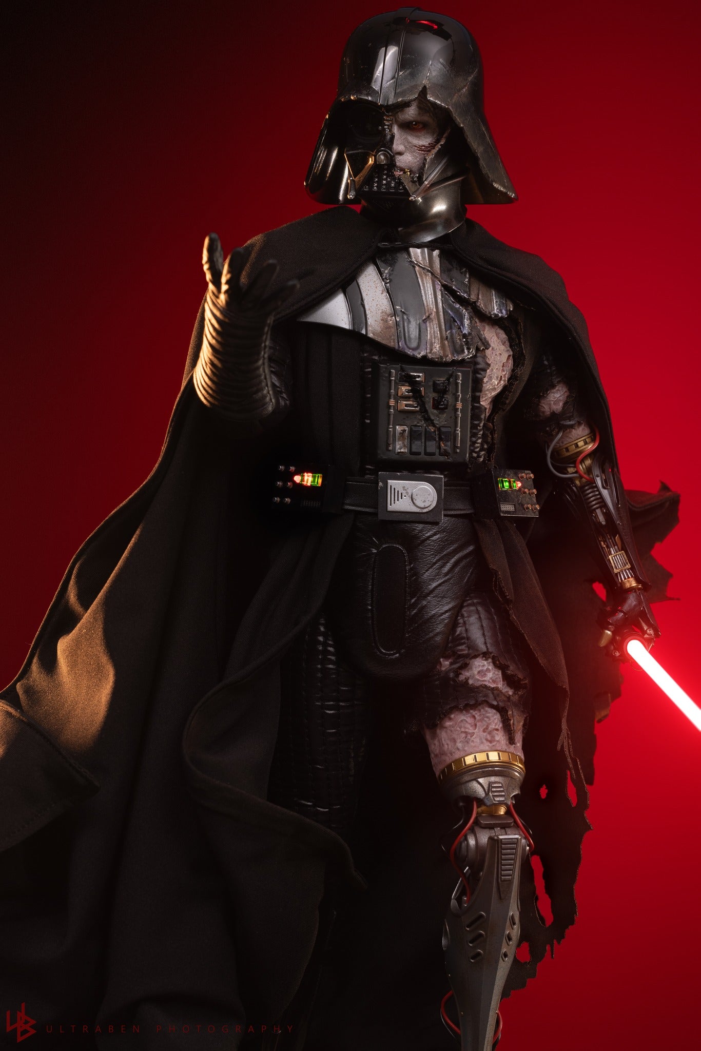 READY🔥DX45 DX45B STAR WARS DARTH VADER (BATTLE DAMAGED) (DELUXE VERSION) Special Edition 1/6TH SCALE COLLECTIBLE FIGURE