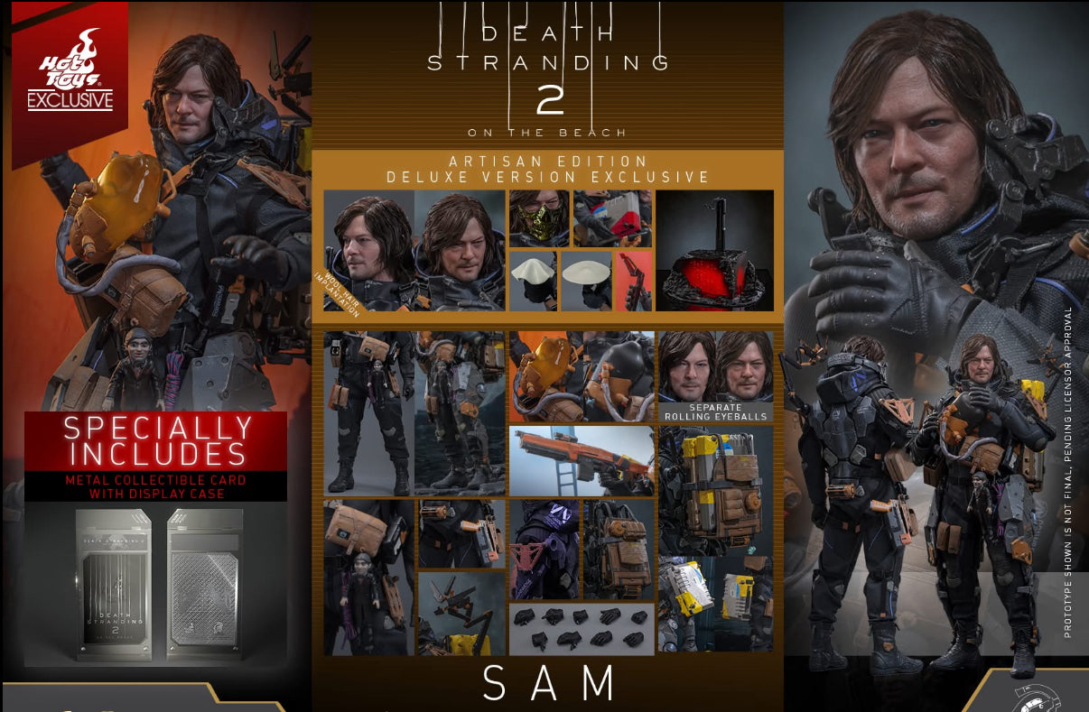 DEATH STRANDING2販促品 Preorder🔥 Hot Toys VGM77AE Death Stranding 2: On the Beach