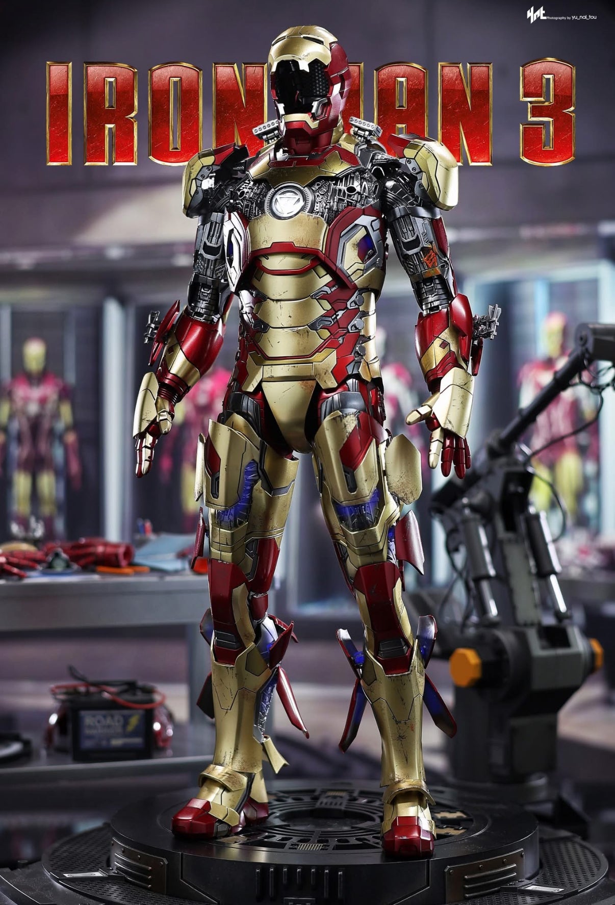 READY🔥Hot Toys MMS759D66B Marvel Ironman 3 Ironman Mark 42 (2.0) 1/6 Scale Collectible Figure (Deluxe Version) Special Edition