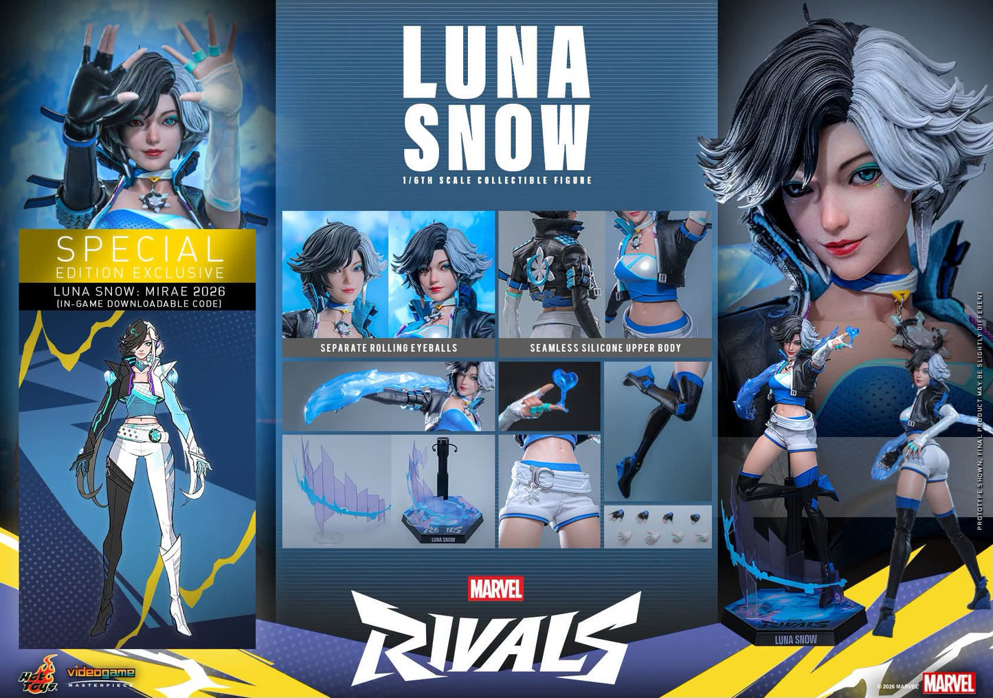 Preorder🔥Hot Toys VGM88B Marvel Rivals Luna Snow Special Edition 1/6th scale Collectible Figure