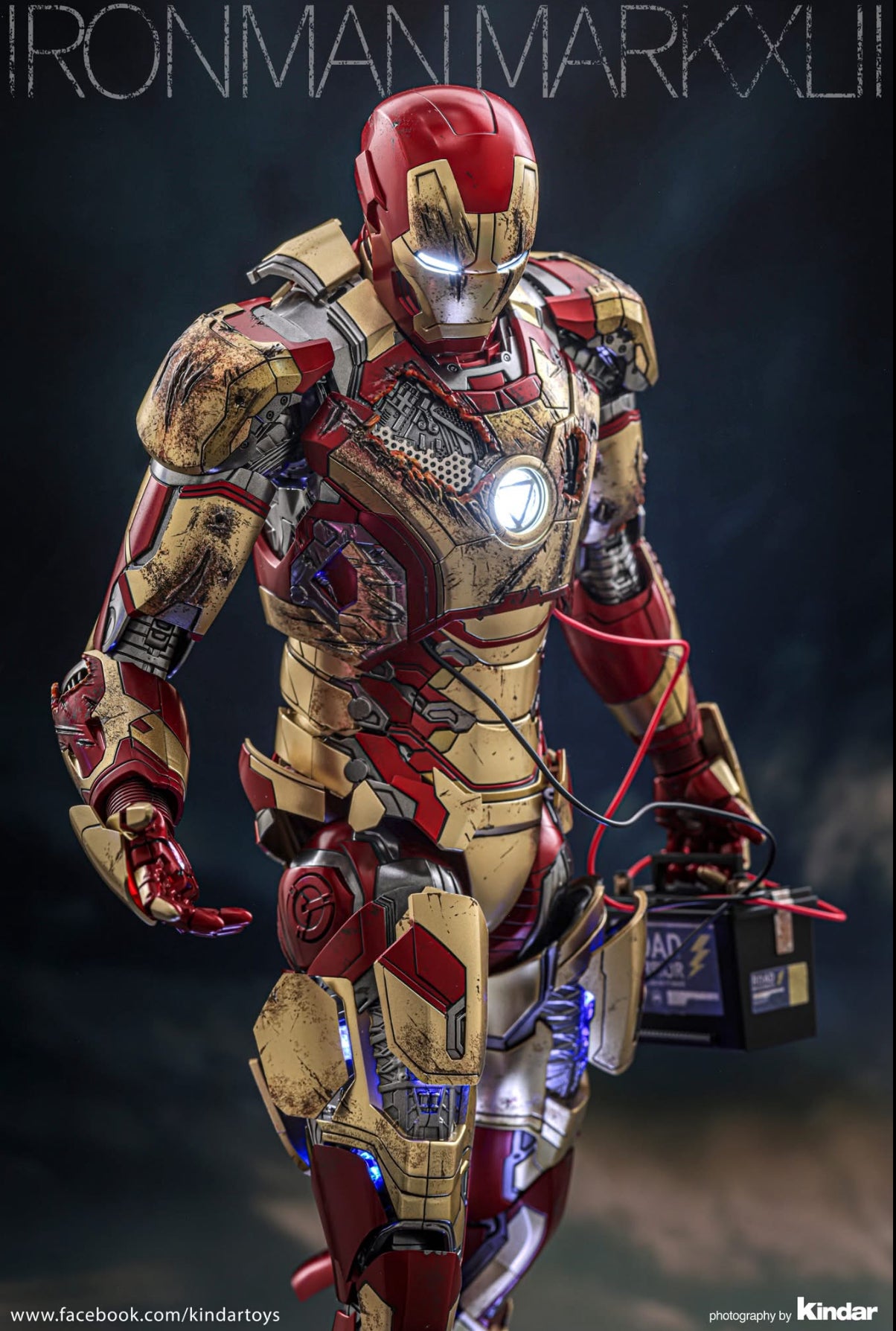 READY🔥Hot Toys MMS759D66B Marvel Ironman 3 Ironman Mark 42 (2.0) 1/6 Scale Collectible Figure (Deluxe Version) Special Edition