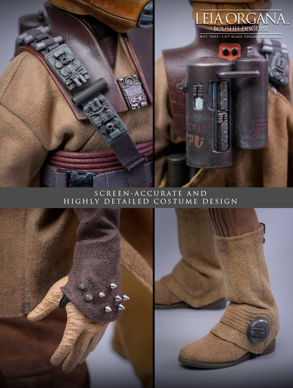 Preorder🔥Hot Toys MMS854 Star Wars Return of the Jedi Leia Organa (Boushh Disguise) 1/6th scale Collectible Figure