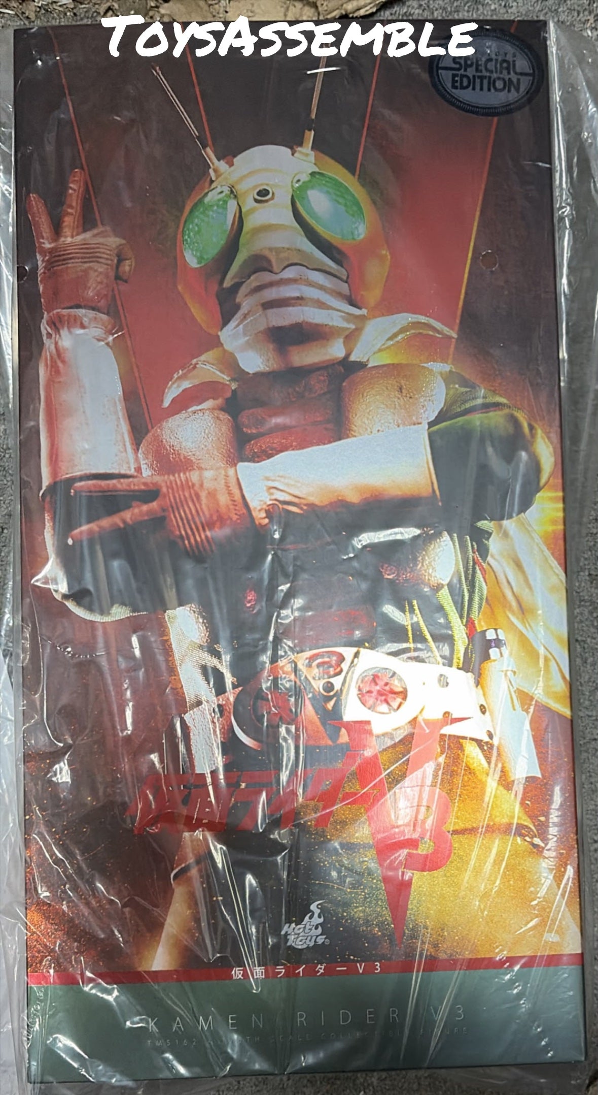 READY🔥Hot Toys TMS162B Kamen Rider V3 - 1:6 Kamen Rider V3 Collector Edition & Special Edition
