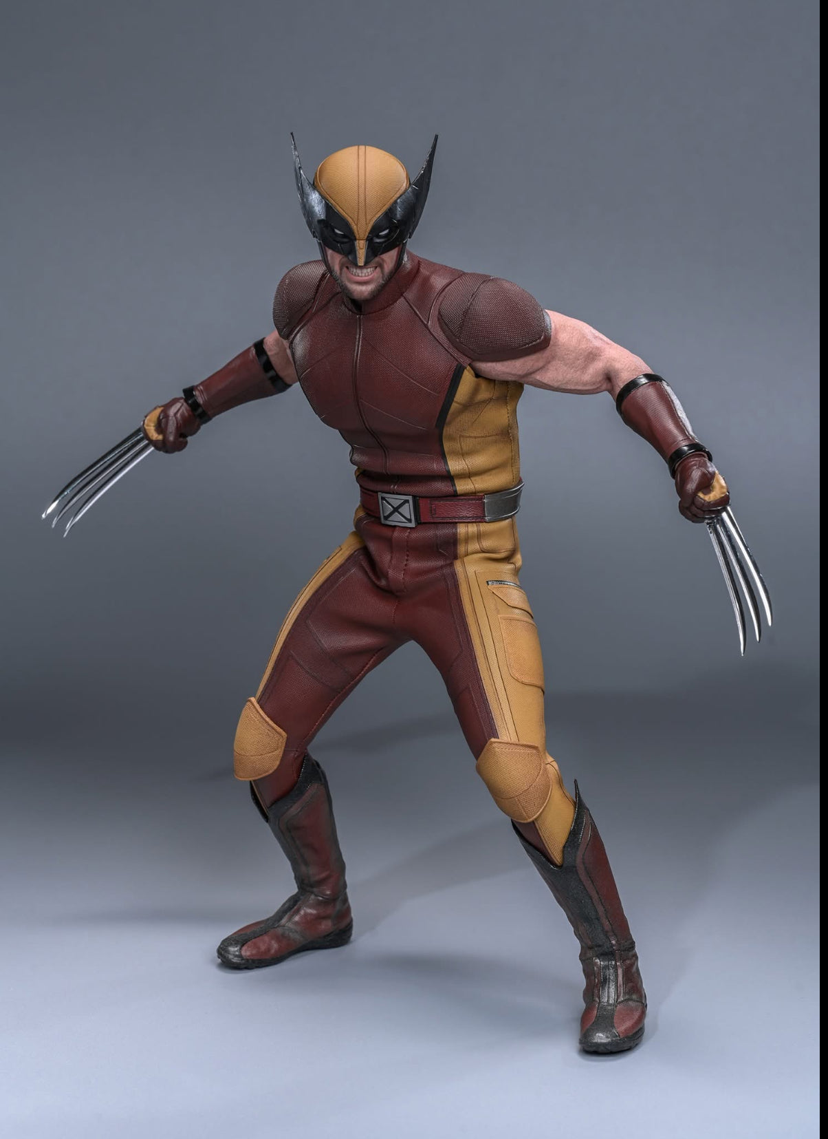 READY🔥Hot Toys MMS831 Deadpool & Wolverine 1/6th scale Wolverine (Classic Brown and Tan) Collectible Figure [Hot Toys Exclusive]