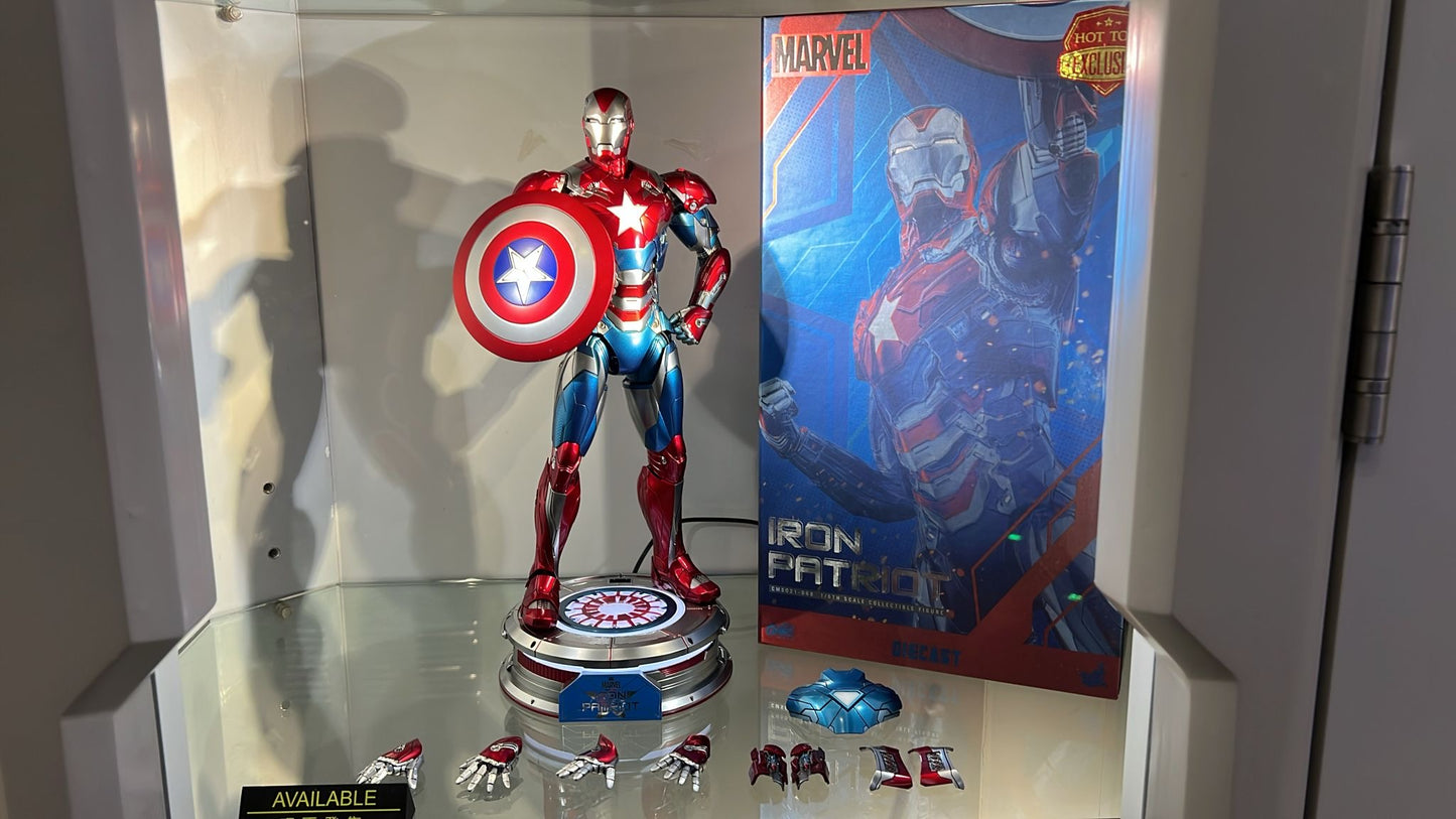 READY🔥Hot Toys CMS021D68 Iron Patriot Marvel Comics 1/6th scale Collectible Figure (Hot Toys Exclusive)