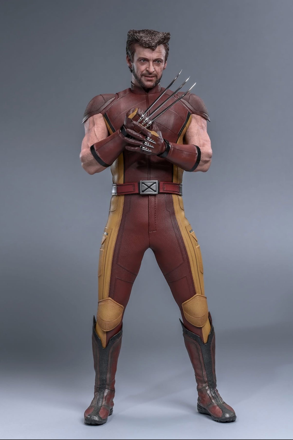 READY🔥Hot Toys MMS831 Deadpool & Wolverine 1/6th scale Wolverine (Classic Brown and Tan) Collectible Figure [Hot Toys Exclusive]