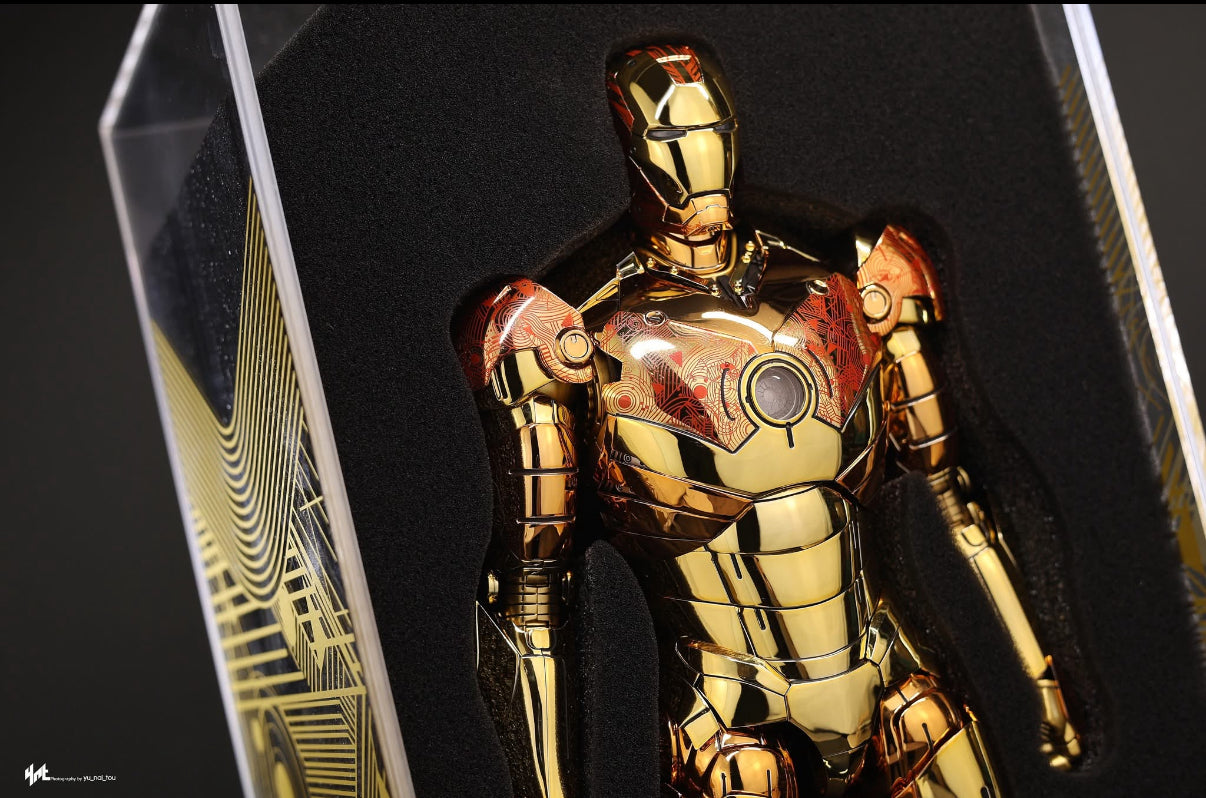 READY🔥Hot Toys MMS848d78 Iron Man Mark III (Golden & Copper Gold Version) Special Edition [Hot Toys Exclusive]