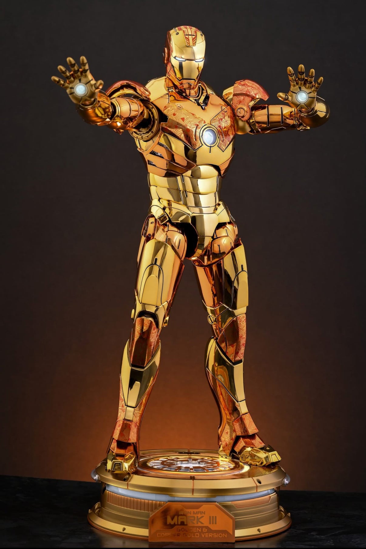READY🔥Hot Toys MMS848d78 Iron Man Mark III (Golden & Copper Gold Version) Special Edition [Hot Toys Exclusive]