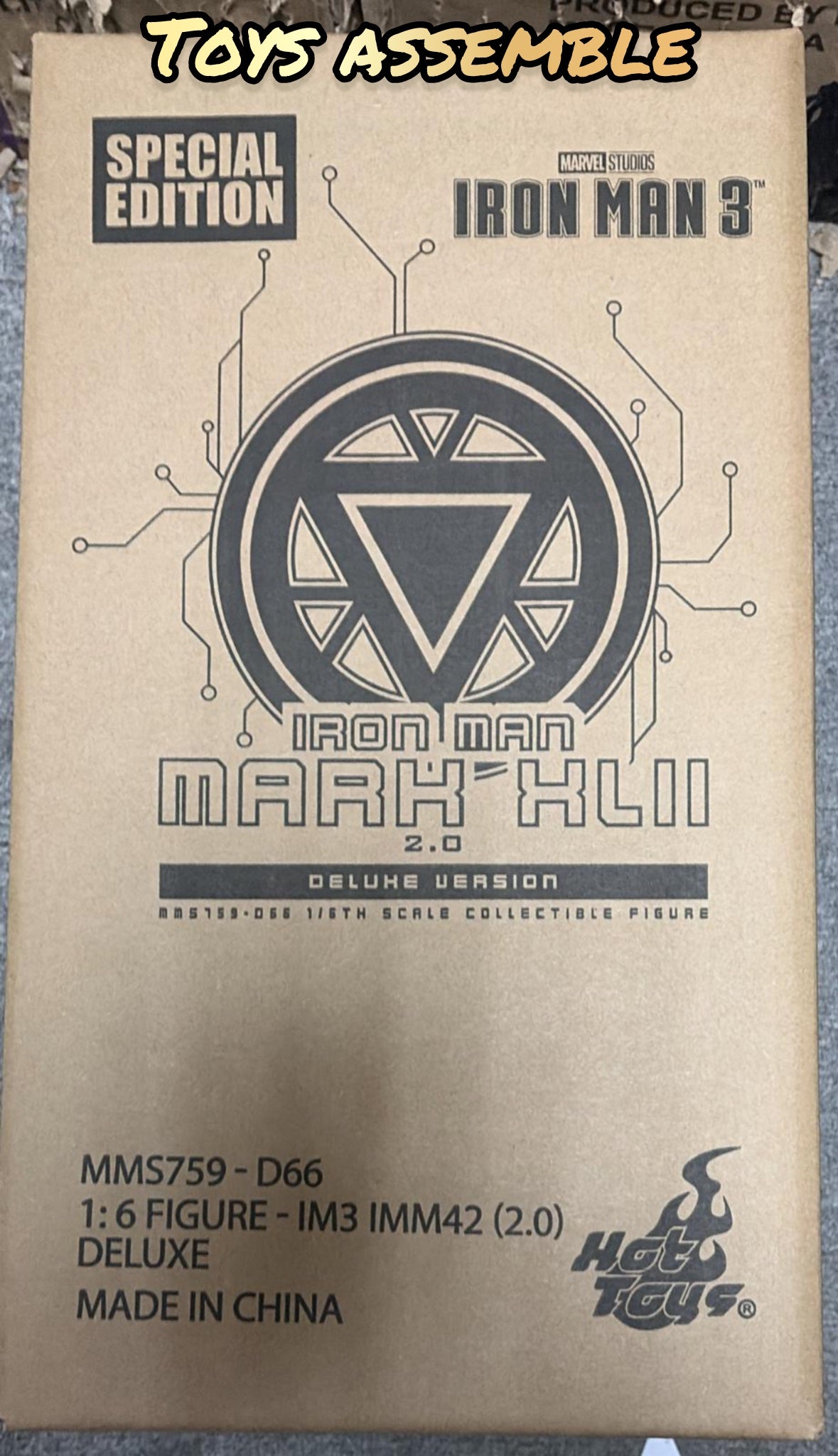 READY🔥Hot Toys MMS759D66B Marvel Ironman 3 Ironman Mark 42 (2.0