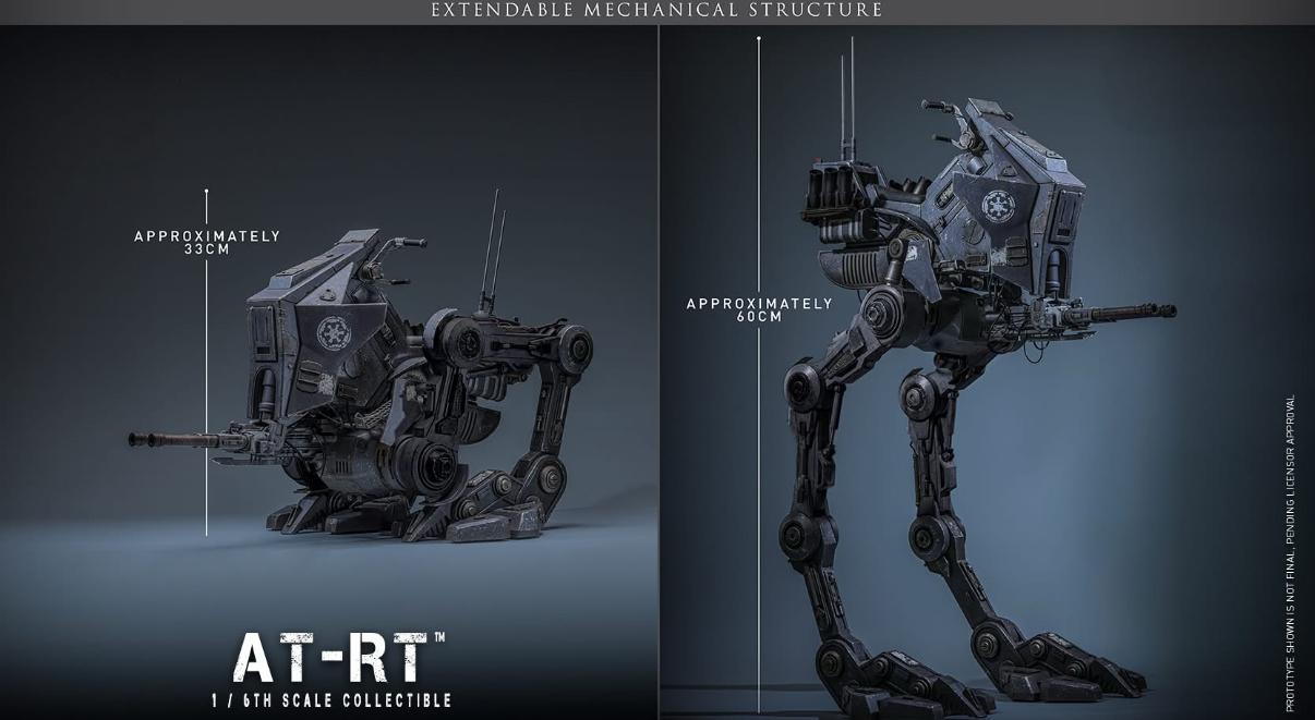 Preorder🔥Hot Toys MMS874 Star Wars: The Mandalorian & Grogu™ AT-RT™ 1/6th Scale Collectible