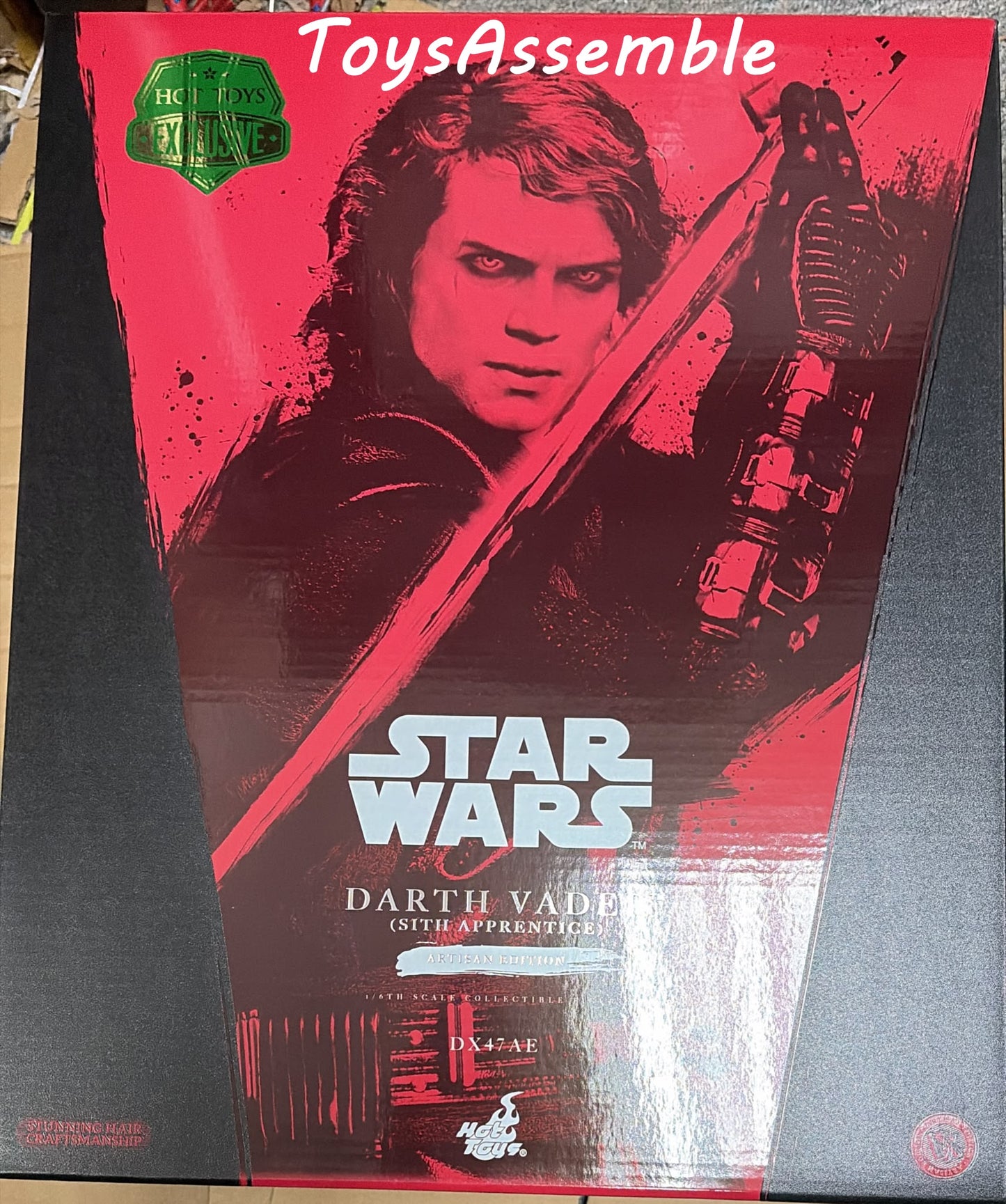 READY🔥Hot Toys DX47AE Star Wars 1/6th scale Anakin Skywalker Darth Vader (Sith Apprentice) Collectible Figure (Artisan Edition)