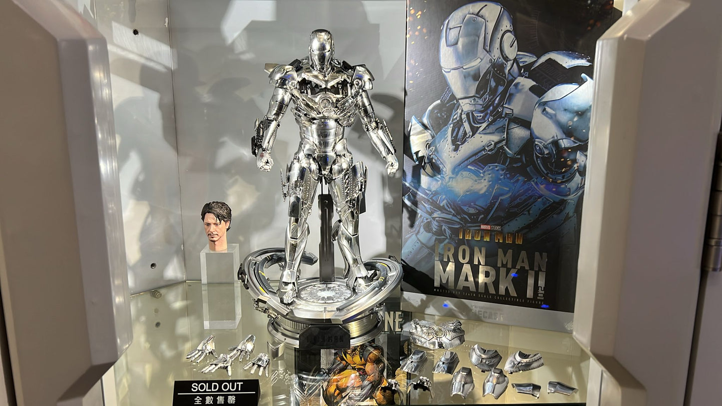 Ready!🔥Hot Toys MMS733D59 MMS733 Iron Man - Iron Man Mark II (2.0) 1/6 Scale Collectible Figure