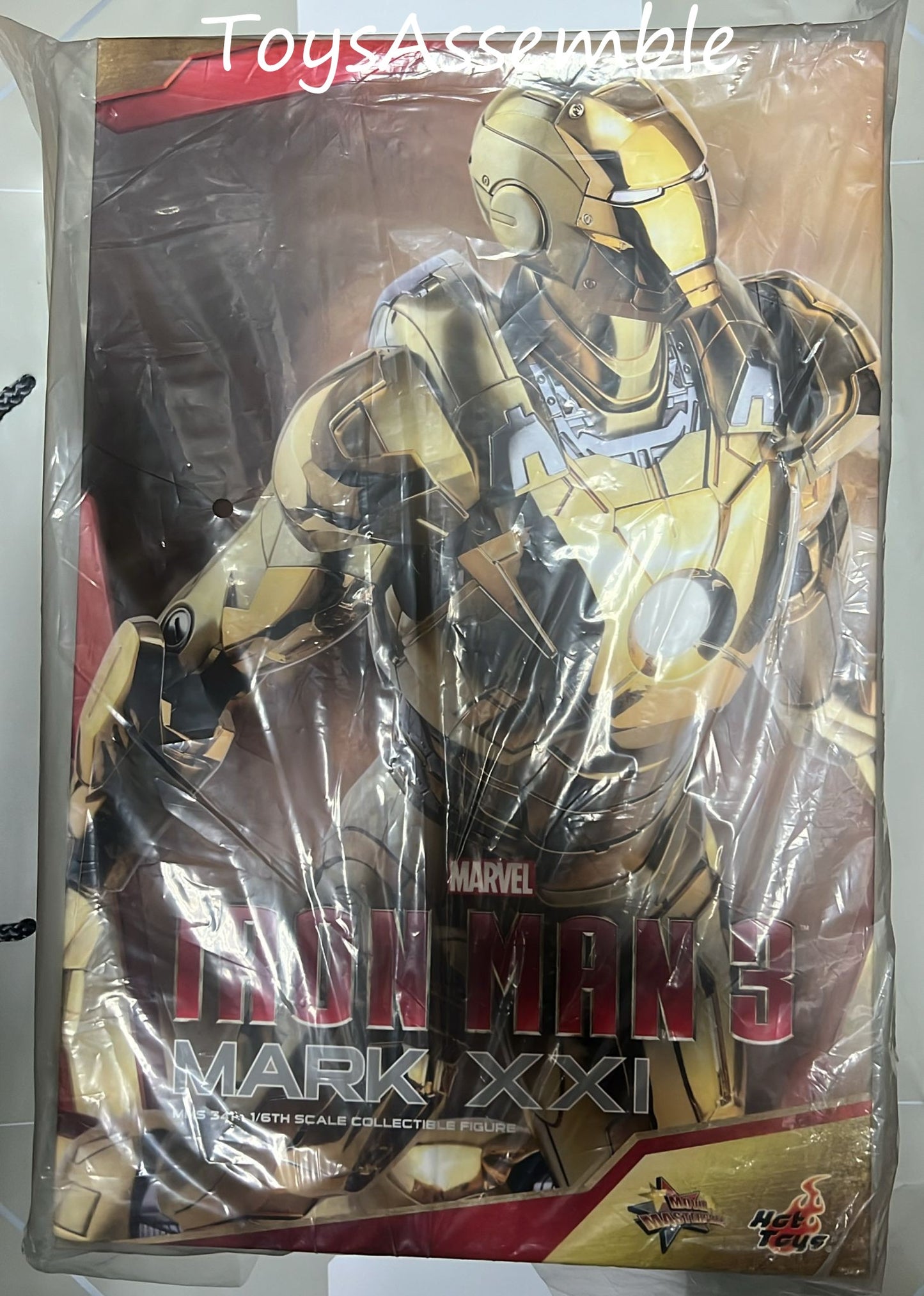 🔥Hot Toys MMS341 MARK XXI MIDAS GOLD CHROME