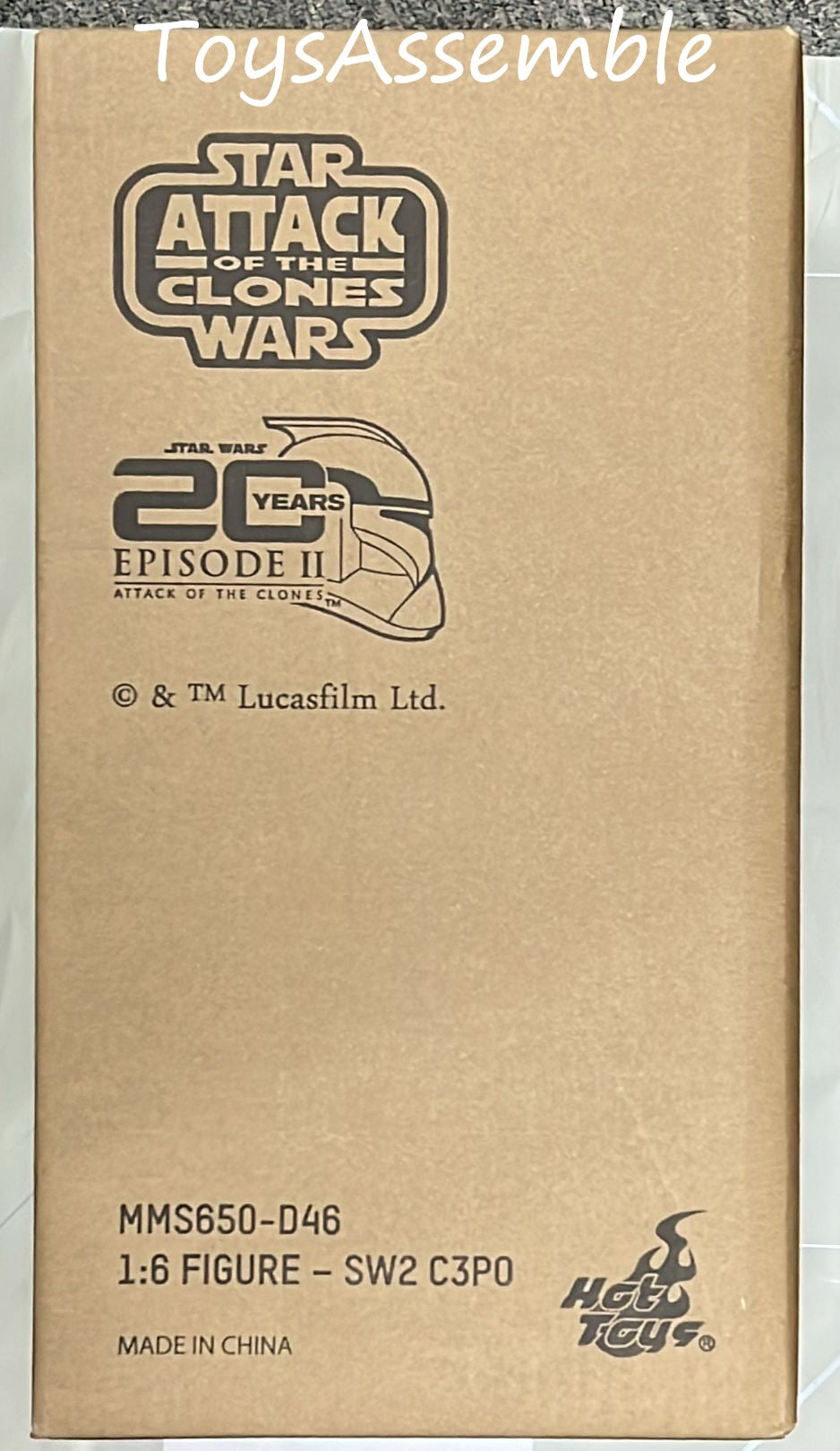 🔥Hot Toys MMS650D46 STAR WARS II: ATTACK OF THE CLONES 1/6 C-3PO