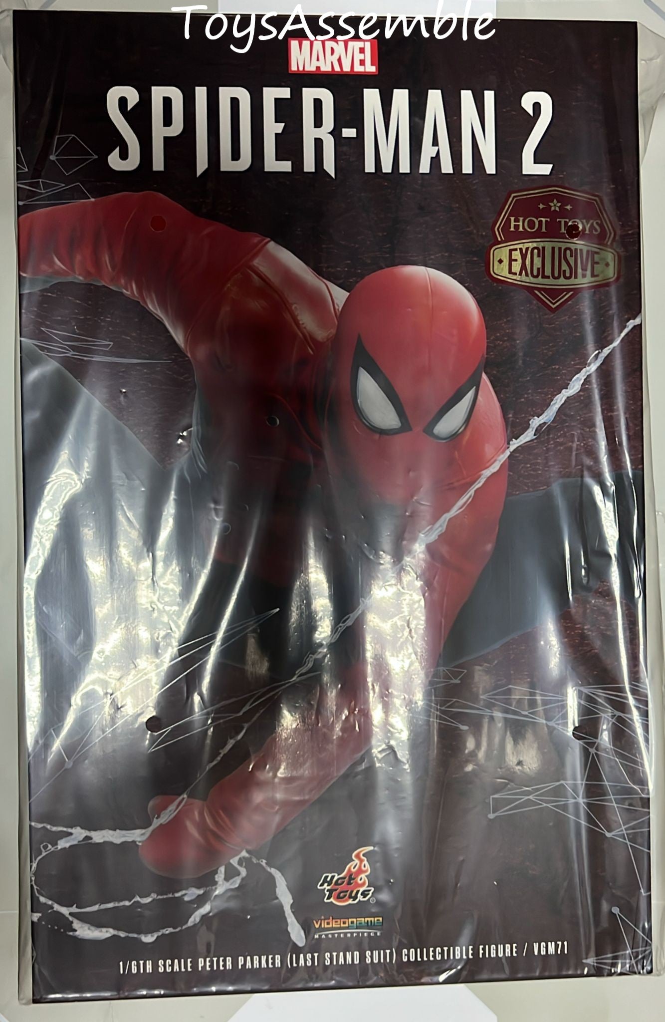 READY🔥Hot Toys VGM71 Marvel's Spider-Man 2 1/6th scale Peter Parker (Last Stand Suit) Collectible Figure [Hot Toys Exclusive]