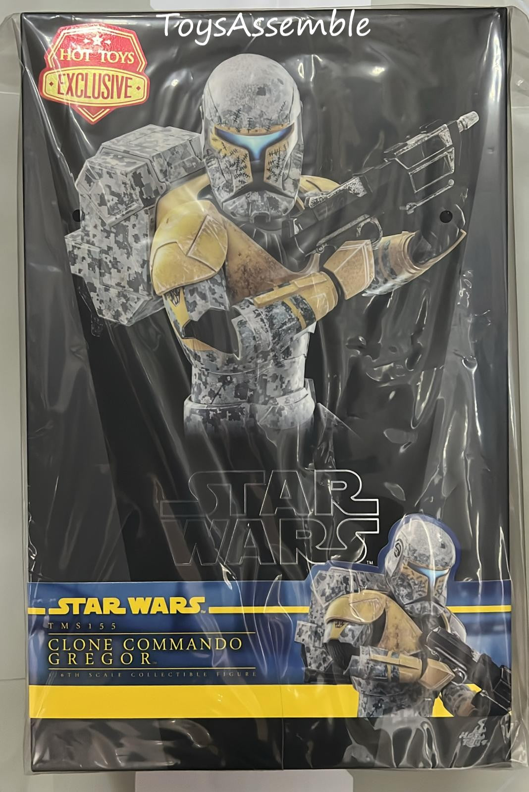 READY🔥Hot Toys TMS155 Star Wars The Clone Wars Clone Commando Gregor [Hot Toys Exclusive] 1/6th scale Collectible Figure