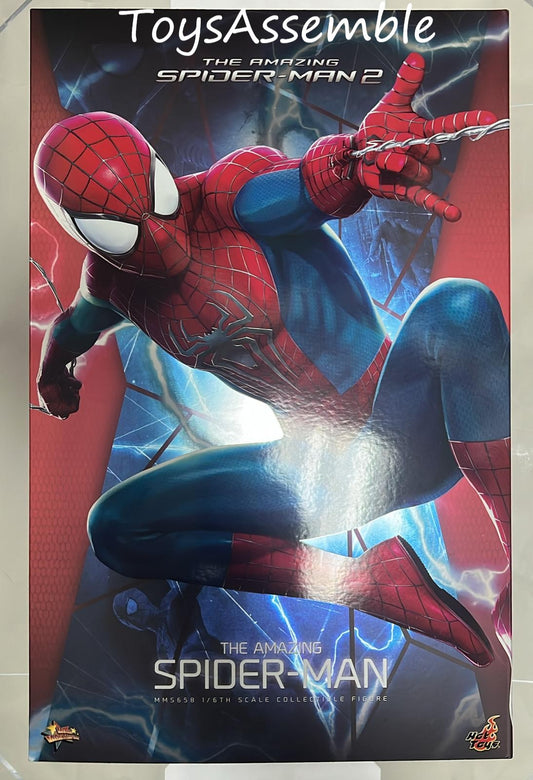 Pre-Owned🔥Hot Toys MMS658 The Amazing Spiderman 2 The Amazing Spiderman 1/6 Scale Collectible Figure