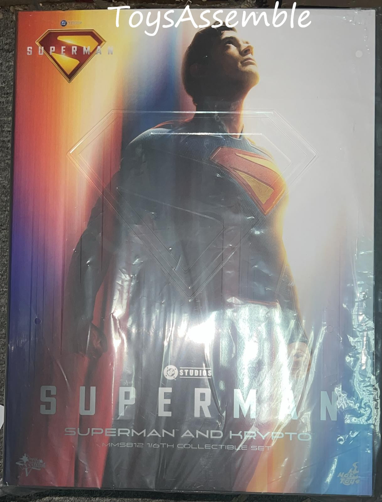 READY🔥Hot Toys MMS812 Superman 1/6th Scale Superman & Krypto