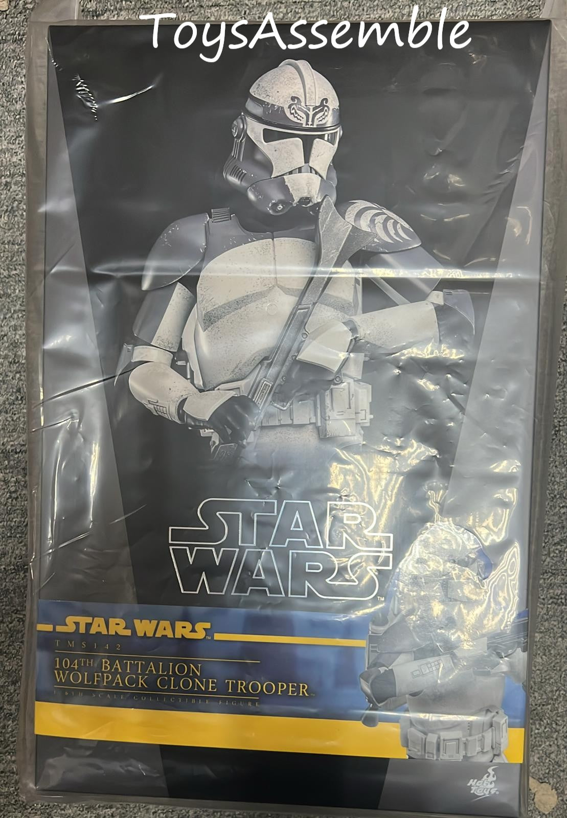 READY🔥Hot Toys TMS142 Star Wars: The Clone Wars 1/6th scale 104th Battalion Wolfpack Clone Trooper Collectible Figure