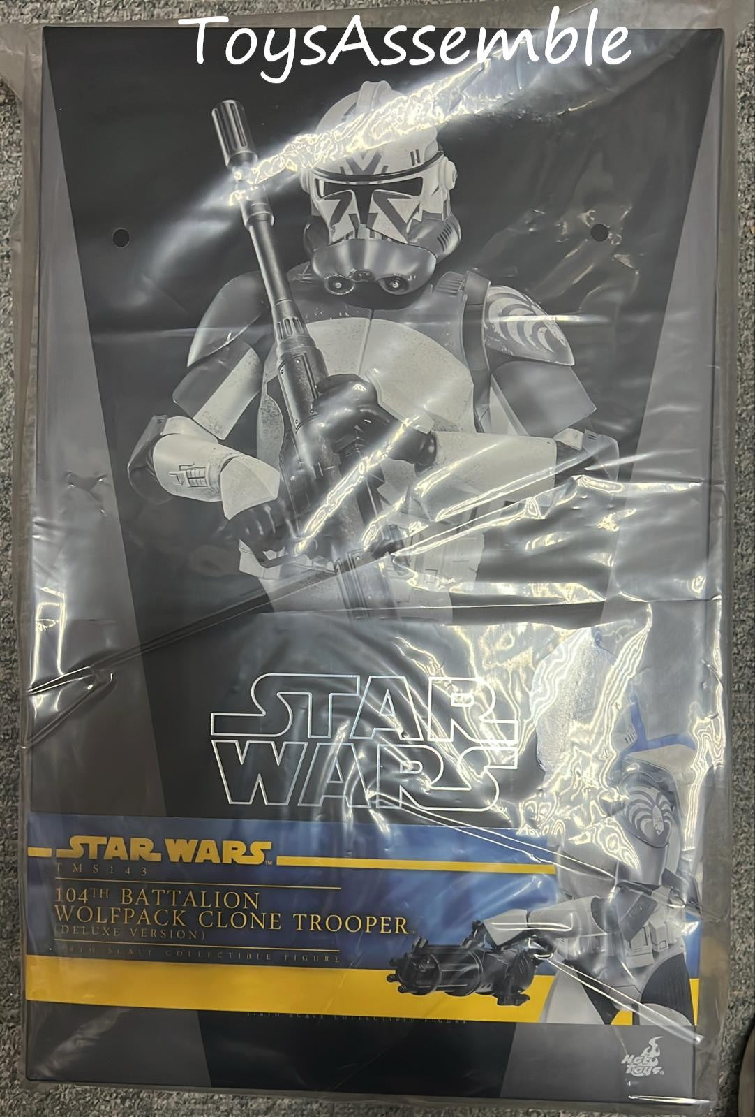 READY🔥Hot Toys TMS143 Star Wars: The Clone Wars 104th Battalion Wolfpack Clone Trooper (Deluxe Version)