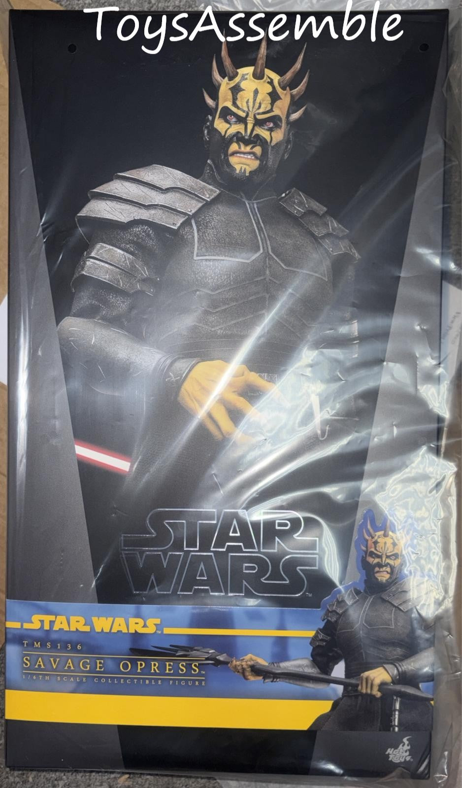 READY🔥Hot Toys TMS136 Star Wars The Clone Wars Savage Opress 1/6 Scale Collectible Figure