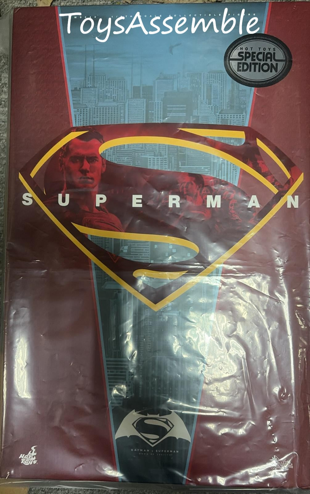 🔥Hot Toys MMS343 BATMAN V SUPERMAN: DAWN OF JUSTICE 1/6 SUPERMAN SPECIAL EDITION