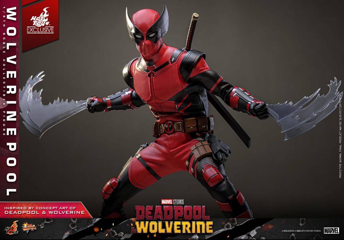 Preorder🔥Hot toys MMS857 DEADPOOL & WOLVERINE WOLVERINEPOOL [HOT TOYS EXCLUSIVE] 1/6TH SCALE COLLECTIBLE FIGURE