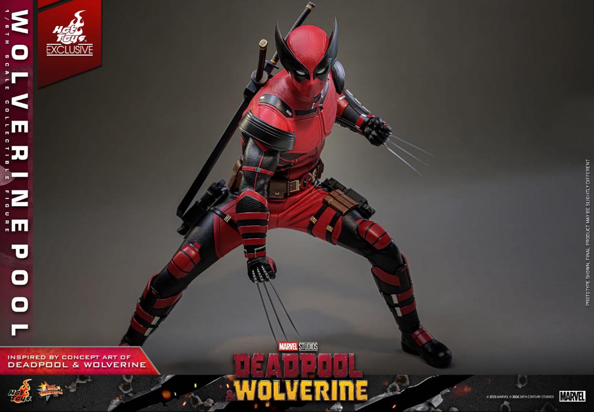 Preorder🔥Hot toys MMS857 DEADPOOL & WOLVERINE WOLVERINEPOOL [HOT TOYS EXCLUSIVE] 1/6TH SCALE COLLECTIBLE FIGURE