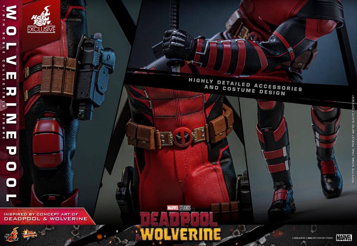 Preorder🔥Hot toys MMS857 DEADPOOL & WOLVERINE WOLVERINEPOOL [HOT TOYS EXCLUSIVE] 1/6TH SCALE COLLECTIBLE FIGURE