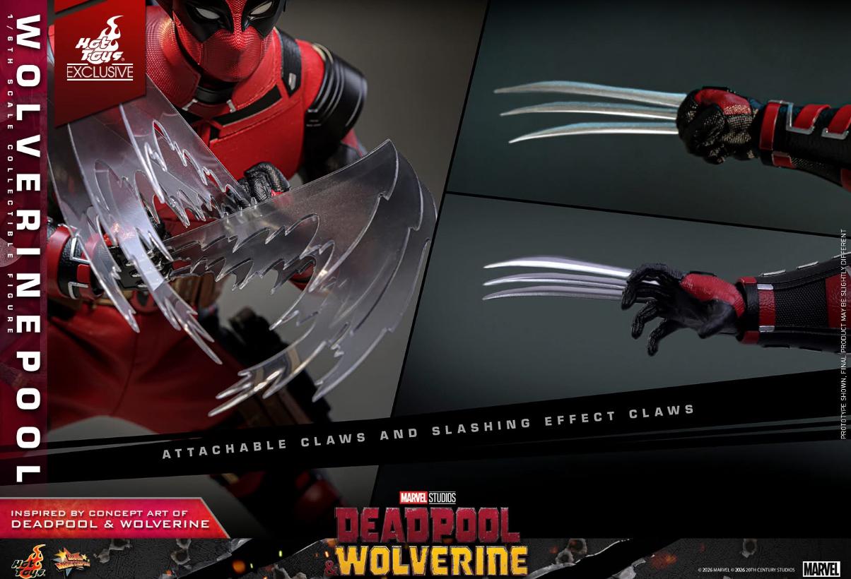 Preorder🔥Hot toys MMS857 DEADPOOL & WOLVERINE WOLVERINEPOOL [HOT TOYS EXCLUSIVE] 1/6TH SCALE COLLECTIBLE FIGURE