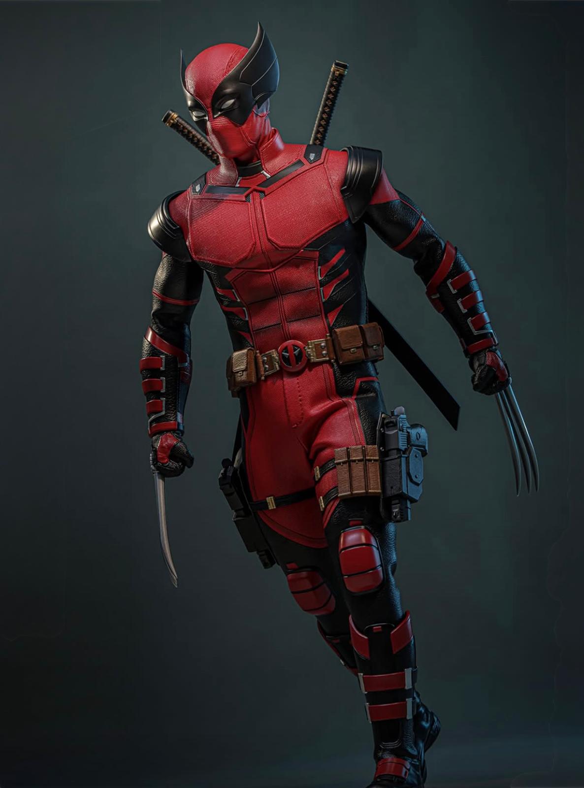 Preorder🔥Hot toys MMS857 DEADPOOL & WOLVERINE WOLVERINEPOOL [HOT TOYS EXCLUSIVE] 1/6TH SCALE COLLECTIBLE FIGURE