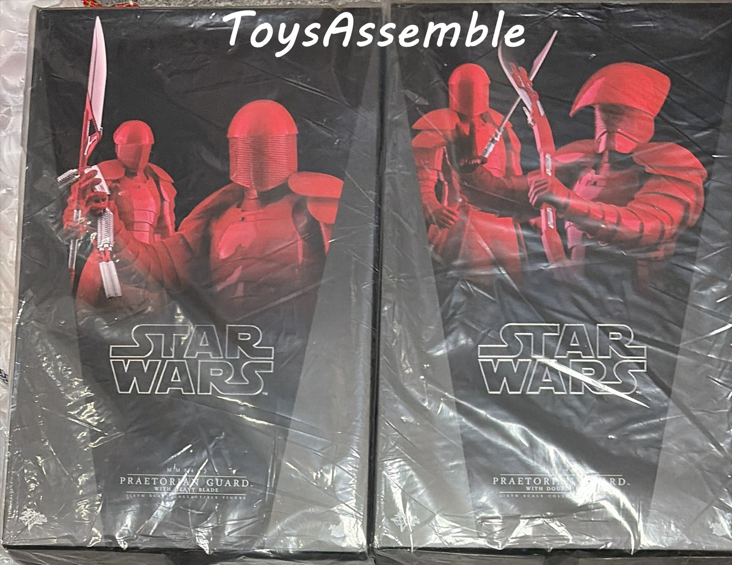 Set of 2🔥Hot Toys MMS453 & MMS454 STAR WARS: THE LAST JEDI 1/6 PRAETORIAN GUARD (WITH HEAVY BLADE) & PRAETORIAN GUARD (WITH DOUBLE BLADE)
