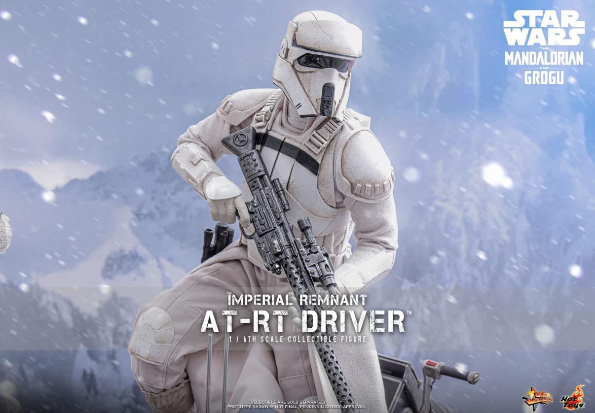 READY🔥Hot Toys MMS853 Star Wars: The Mandalorian & Grogu - Imperial Remnant AT-RT Driver 1/6th Scale Collectible Figure