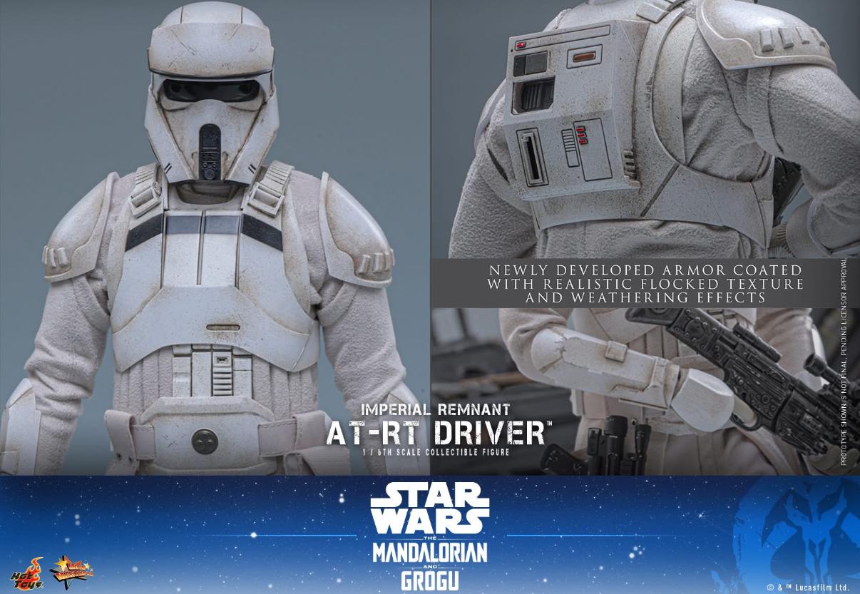 READY🔥Hot Toys MMS853 Star Wars: The Mandalorian & Grogu - Imperial Remnant AT-RT Driver 1/6th Scale Collectible Figure