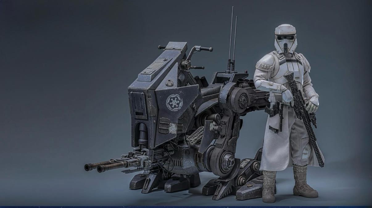 Preorder🔥Hot Toys MMS875 Star Wars: The Mandalorian Grogu - Imperial Remnant AT-RT Driver and AT-RT 1/6th Scale Collectible Set