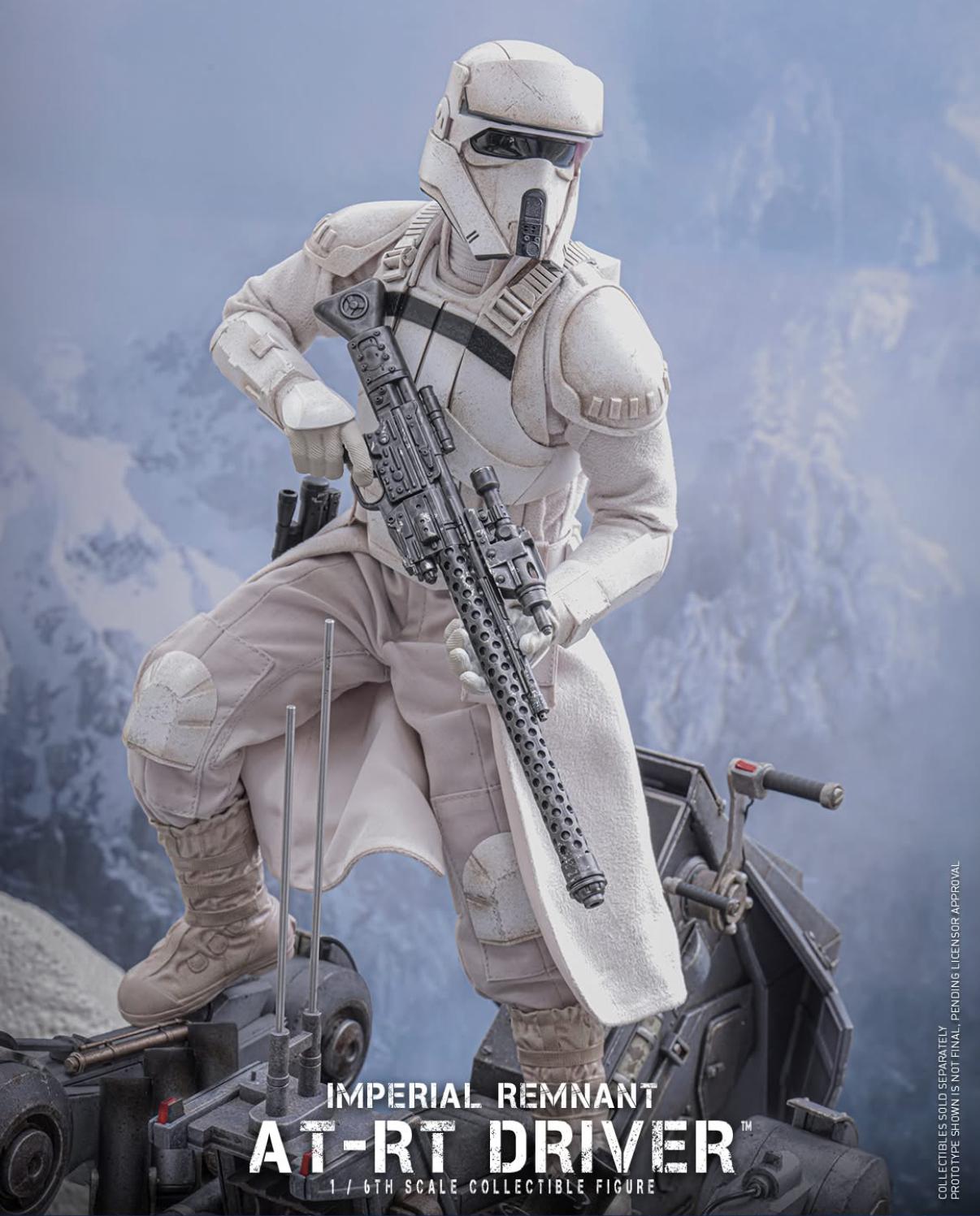 READY🔥Hot Toys MMS853 Star Wars: The Mandalorian & Grogu - Imperial Remnant AT-RT Driver 1/6th Scale Collectible Figure