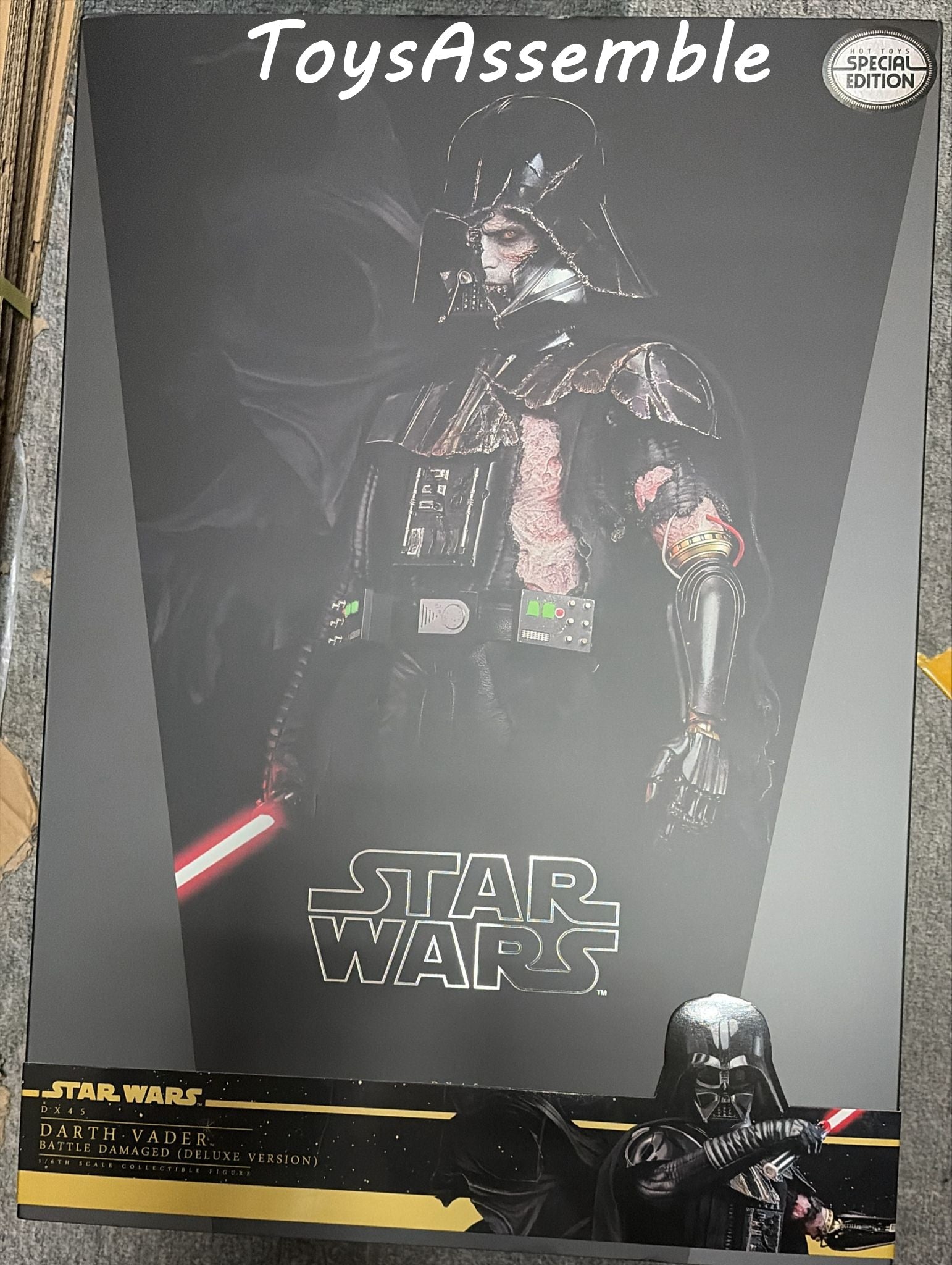 READY🔥DX45B STAR WARS DARTH VADER (BATTLE DAMAGED) (DELUXE
