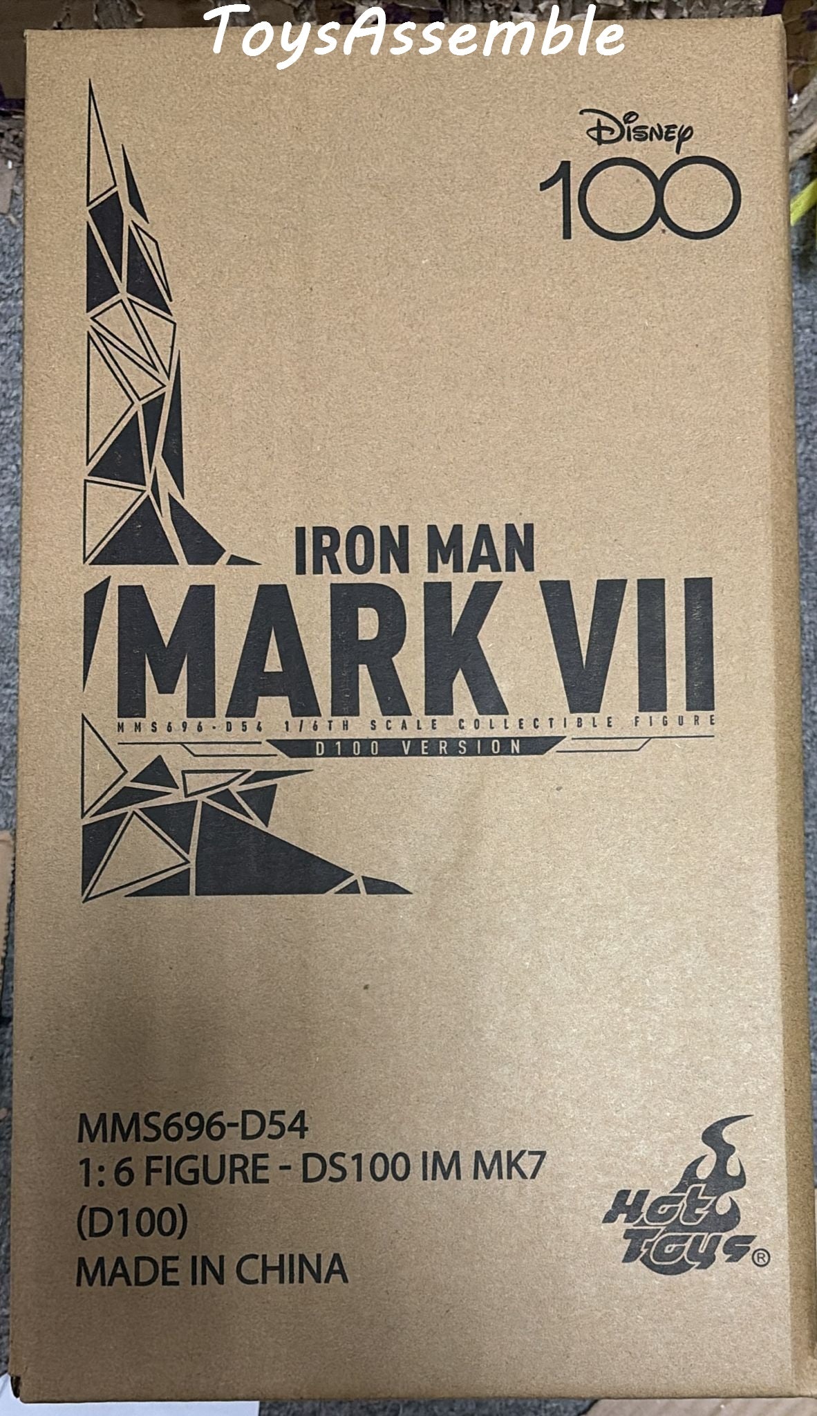READY🔥Hot Toys MMS696D54 DISNEY 100 1/6 IRON MAN MARK VII D100