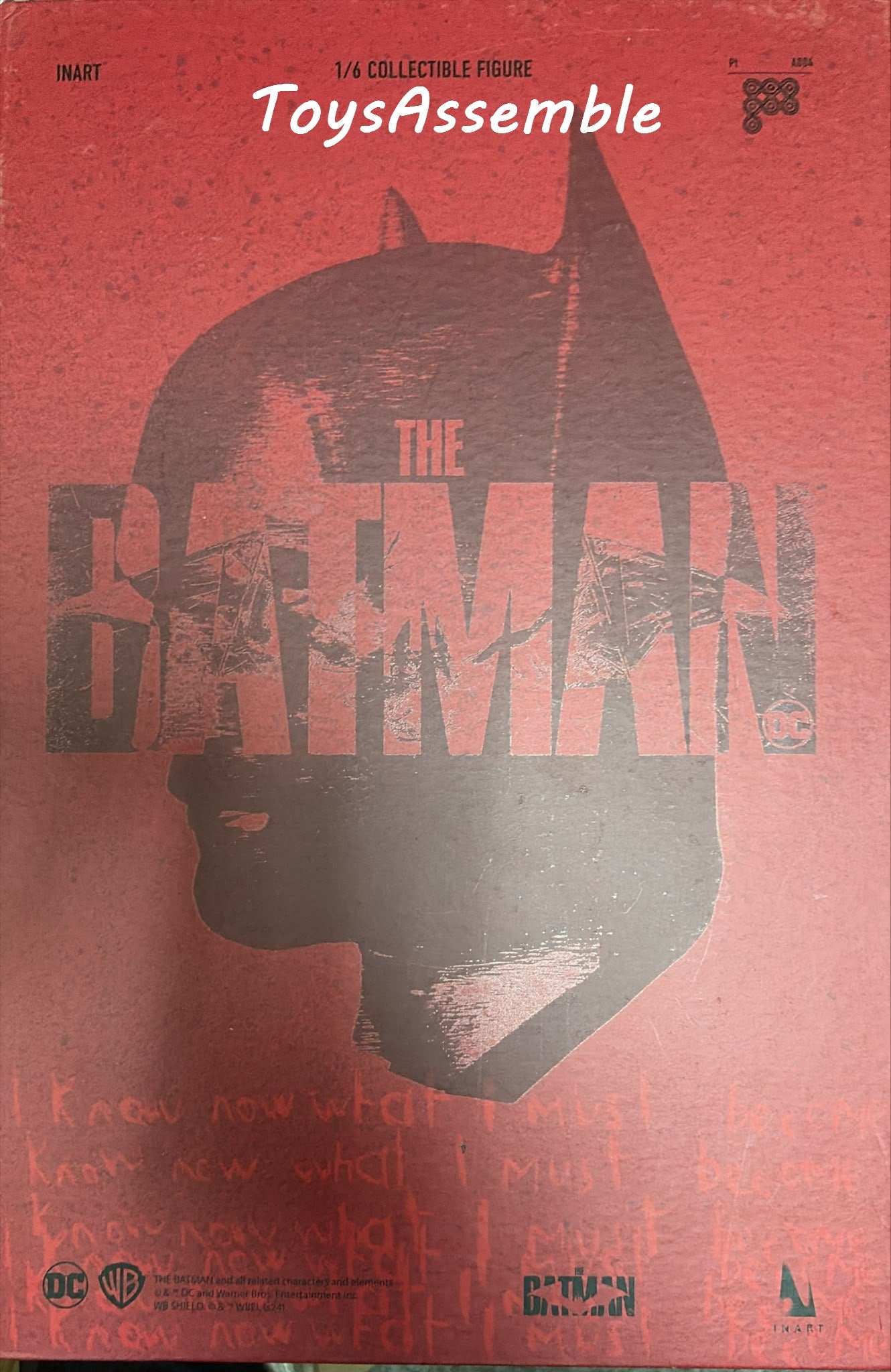 Used🔥INART The Batman 1:6 Scale Collectible Figure (Standard Edition) (Sculpted Hair)