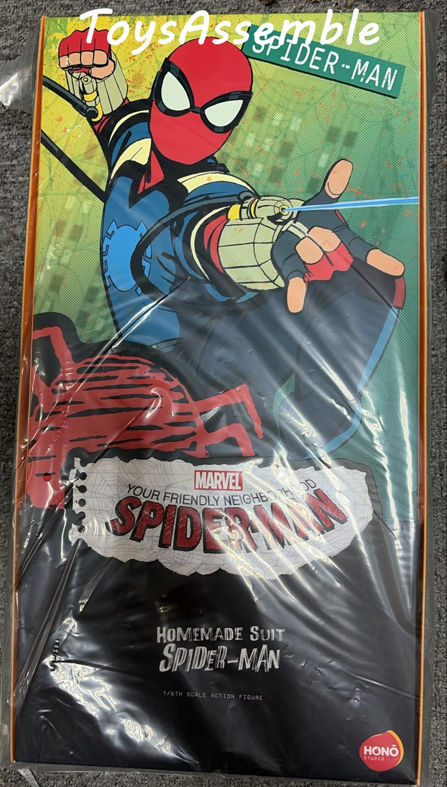 READY🔥Hot Toys HONO Studio HS07 Your Friendly Neighborhood Spider-Man - Spider-Man (Homemade Suit) Action Figure
