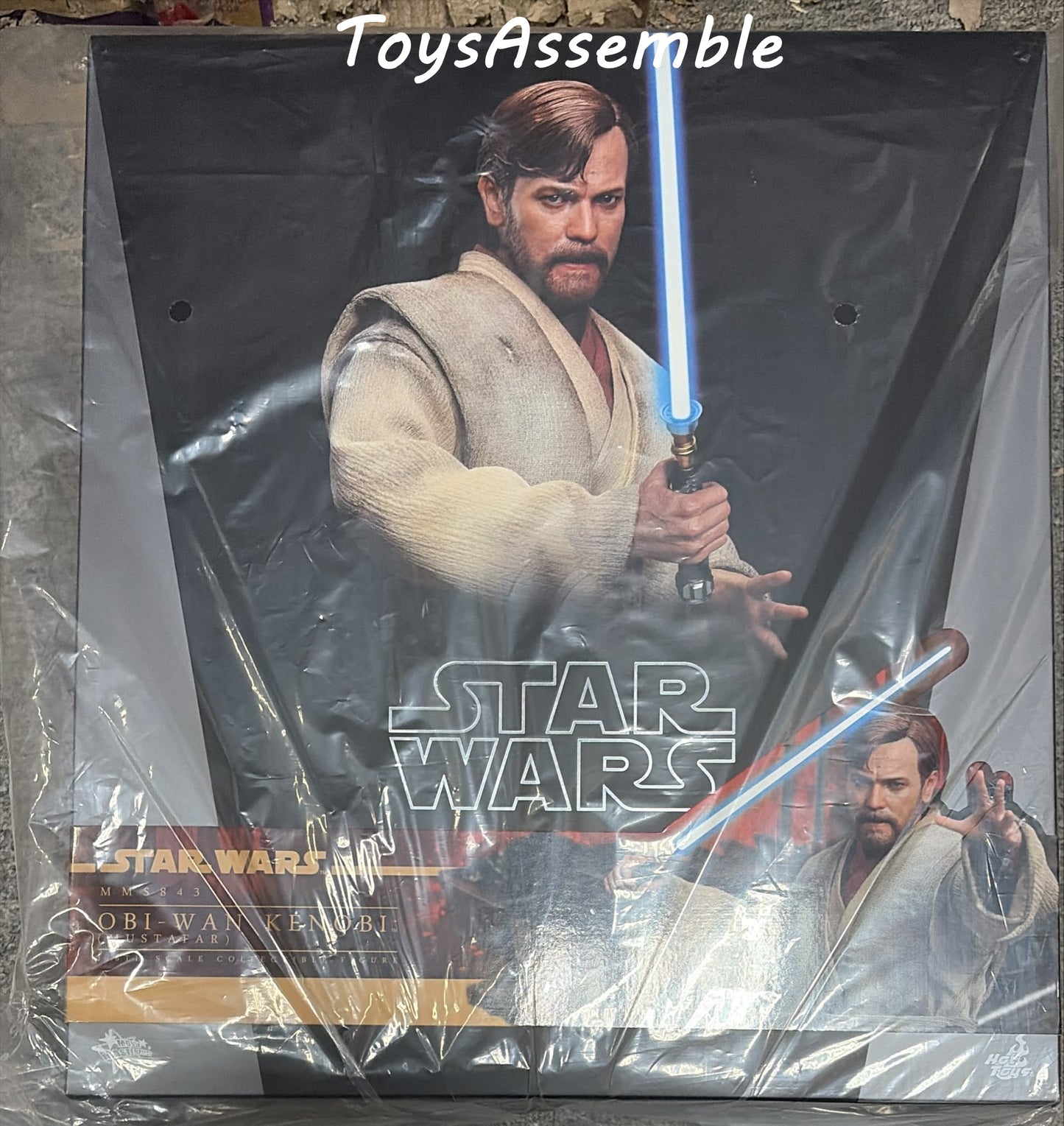 READY🔥Hot Toys MMS843 Star Wars: Revenge Of The Sith - Obi-Wan Kenobi (Mustafar) 1/6th Scale Collectible Figure