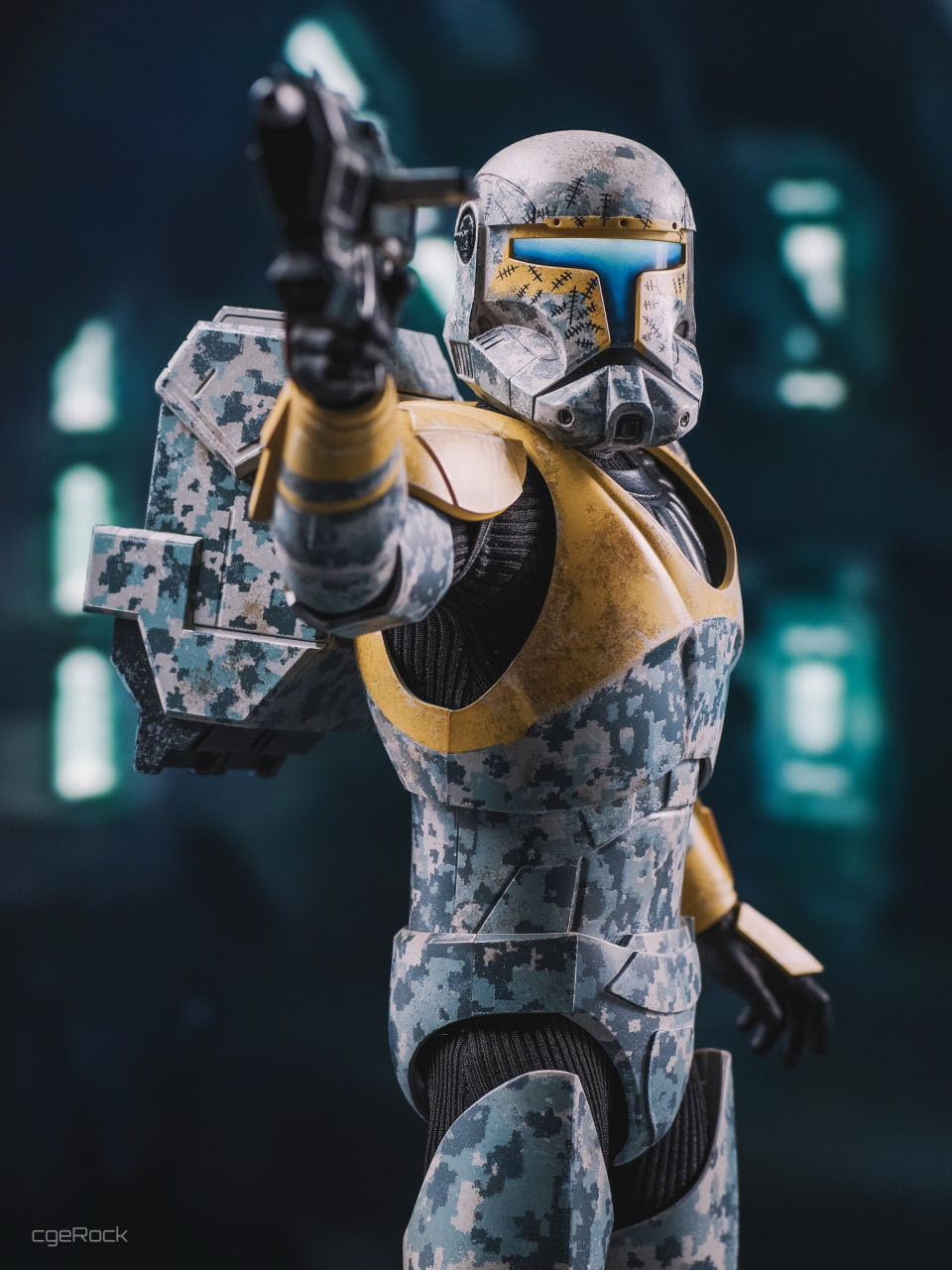 READY🔥Hot Toys TMS155 Star Wars The Clone Wars Clone Commando Gregor [Hot Toys Exclusive] 1/6th scale Collectible Figure