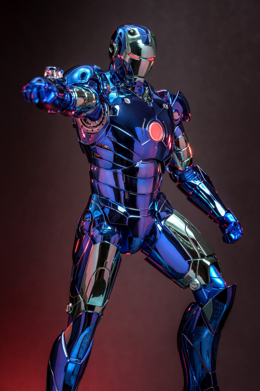 READY🔥Hot Toys MMS814D71 Iron Man 1/6th scale Iron Man Mark III (Stealth Mode Version) 2.0 Collectible Figure [Hot Toys Exclusive]