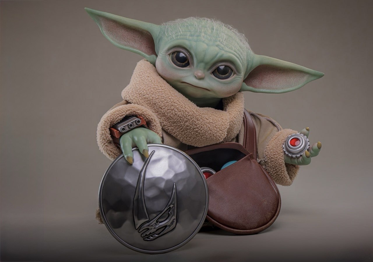 Preorder🔥Hot Toys LMS016 Star Wars: The Mandalorian & Grogu - Grogu Life-Size Collectible Figure