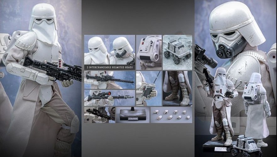 READY🔥Hot Toys MMS838 Star Wars: The Mandalorian & Grogu™ Imperial Remnant Snowtrooper 1/6th scale Collectible Figure