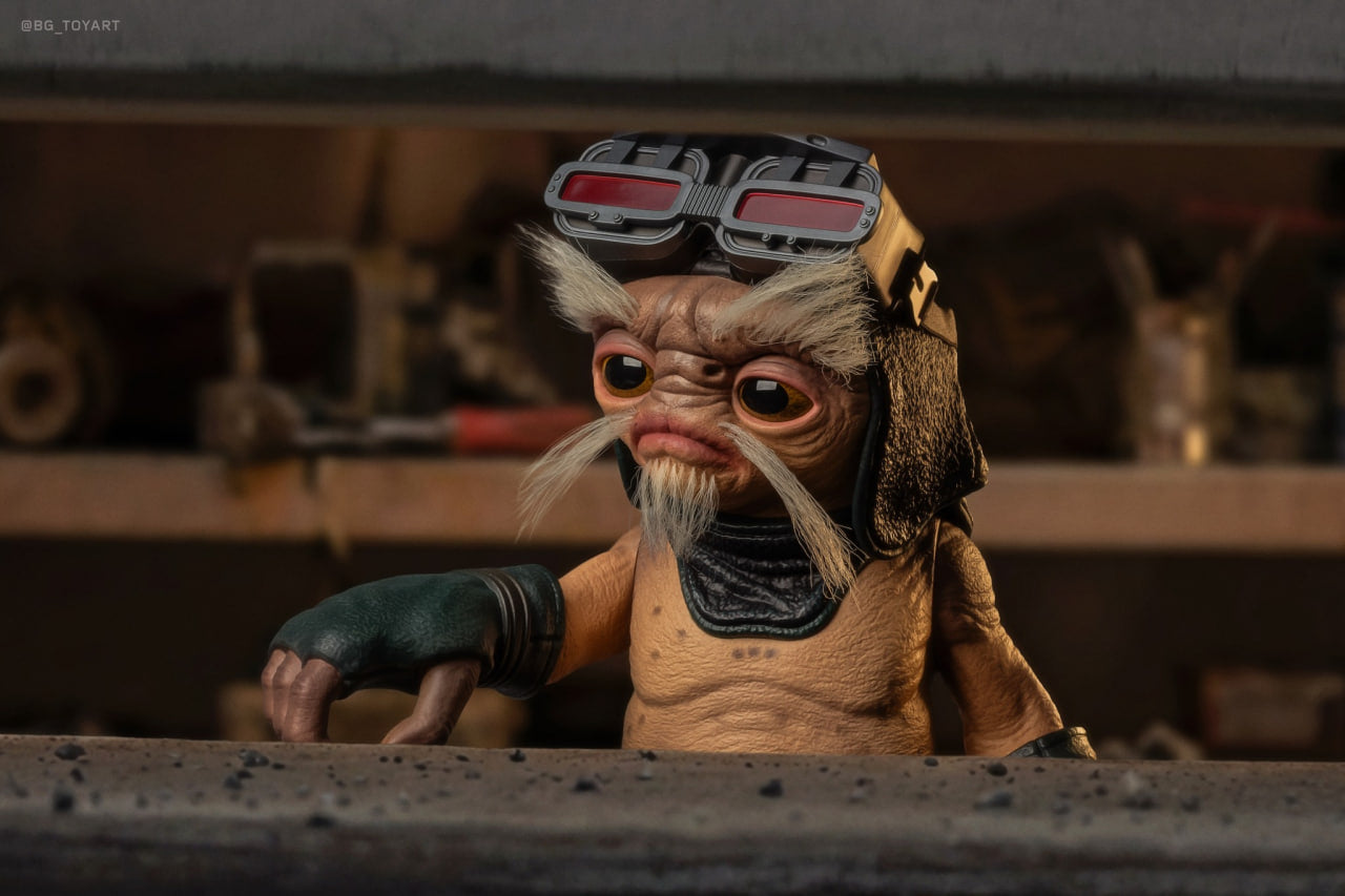 🔥Hot Toys LMS017 Star Wars: The Mandalorian & Grogu - Anzellan Droidsmith Life-Size Collectible Figure