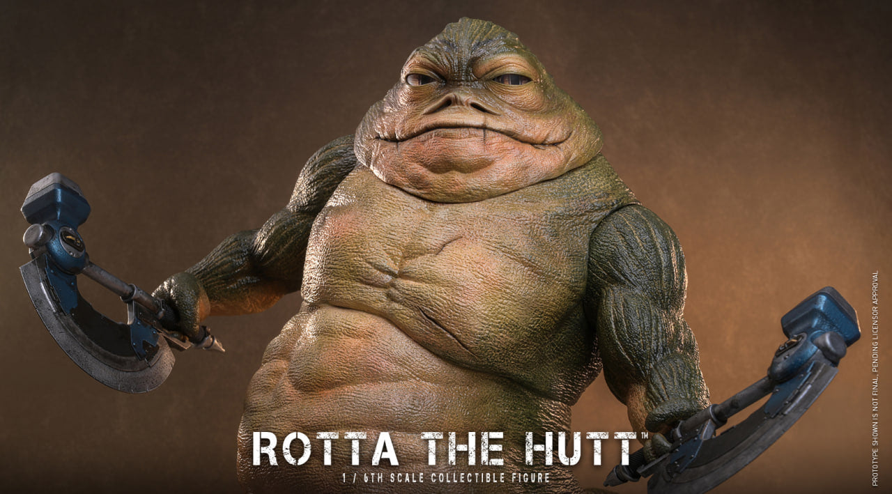 Preorder🔥Hot Toys MMS885 Star Wars: The Mandalorian & Grogu - 1/6th scale Rotta The Hutt Collectible Figure
