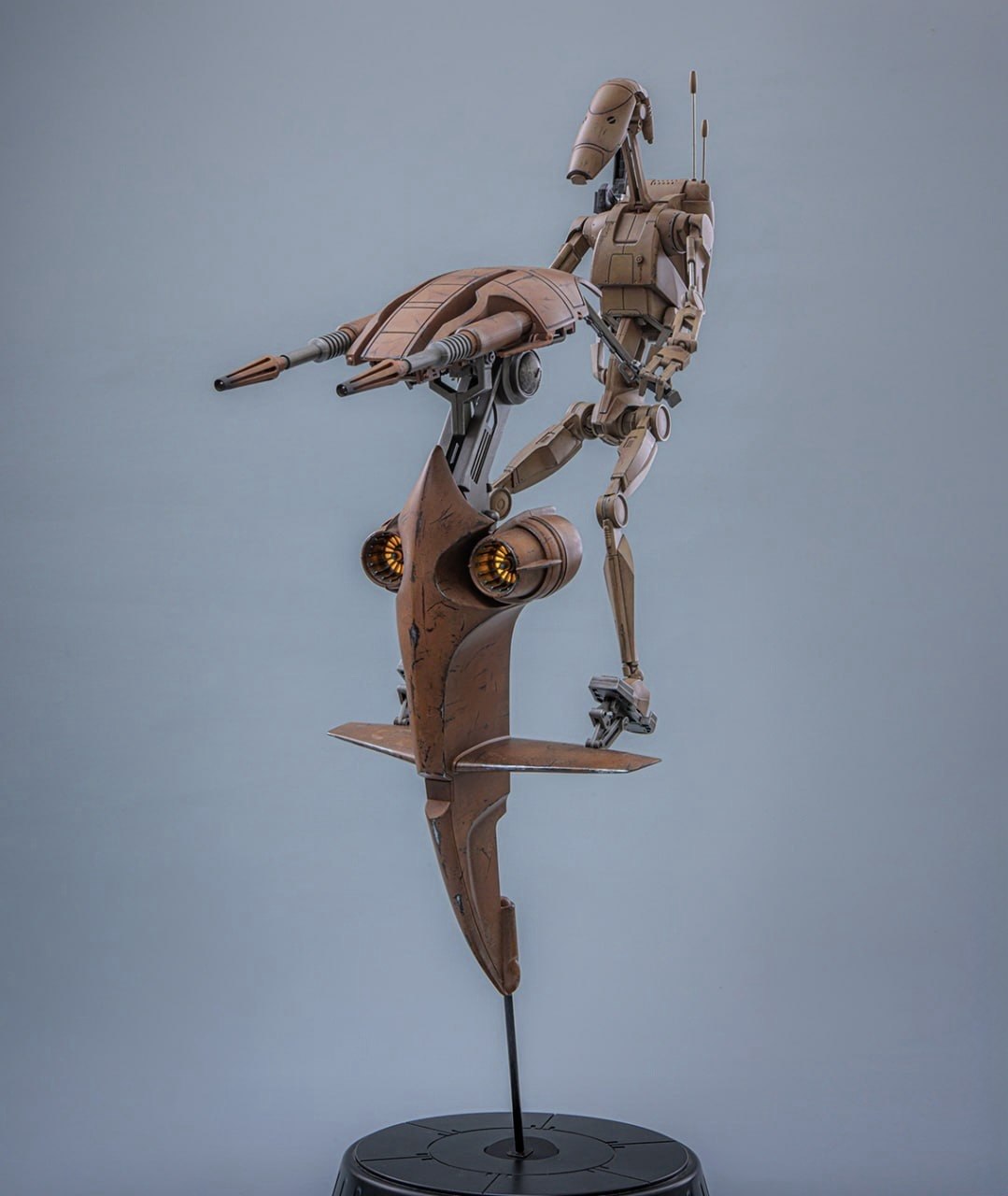 Preorder🔥Hot Toys MMS887 Star Wars: The Phantom Menace - 1/6th scale Battle Droid & STAP Collectible Set